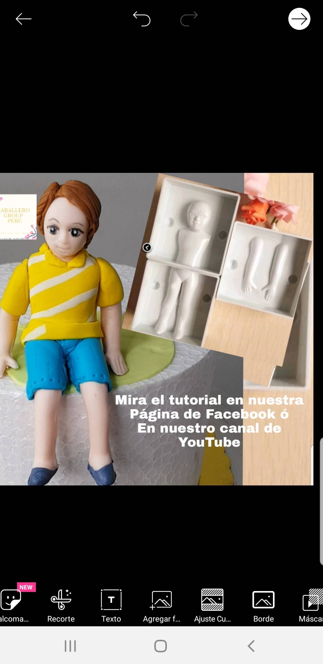 "Molde Cuerpo de niño"