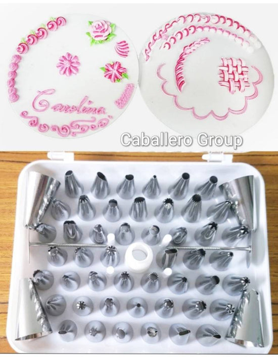 "Set de 52 boquillas con estuche"