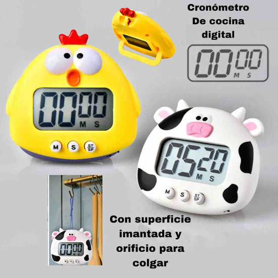 Cronómetro de cocina.