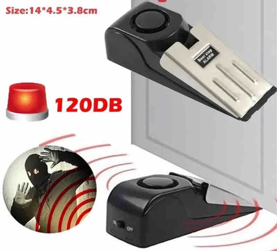 Tope de puerta con mini alarma.