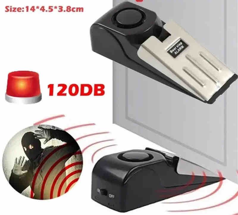 Tope de puerta con mini alarma.