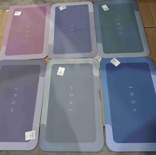 Salida de ducha rectangular absorbente, antideslizante