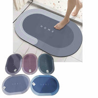 Salida de ducha absorbente antideslizante