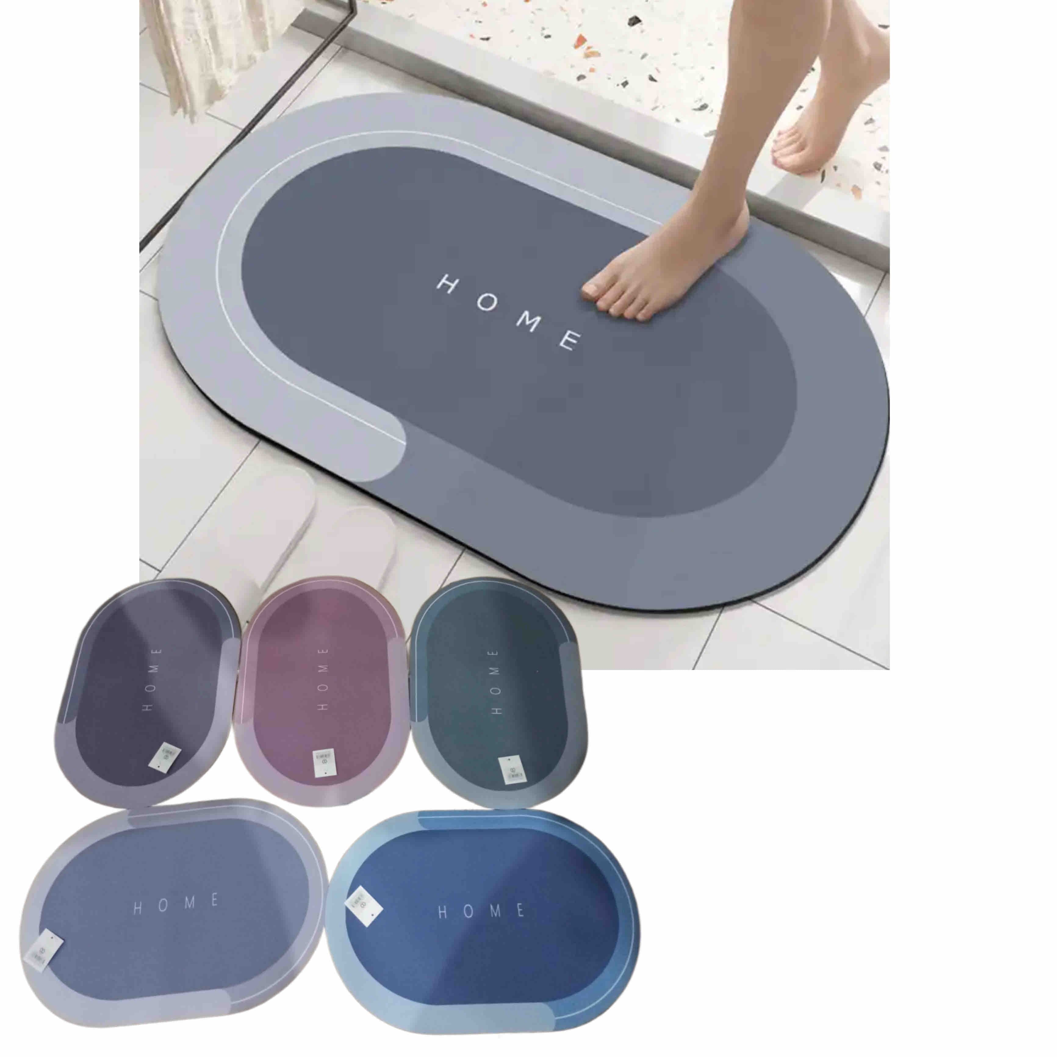 Salida de ducha absorbente antideslizante