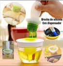 Brocha de silicona con dispensador