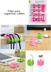 Clips organizadores de cables