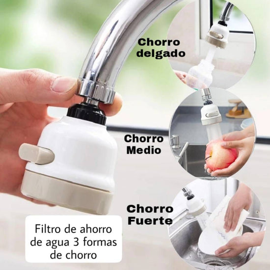 Filtro de ahorro de agua