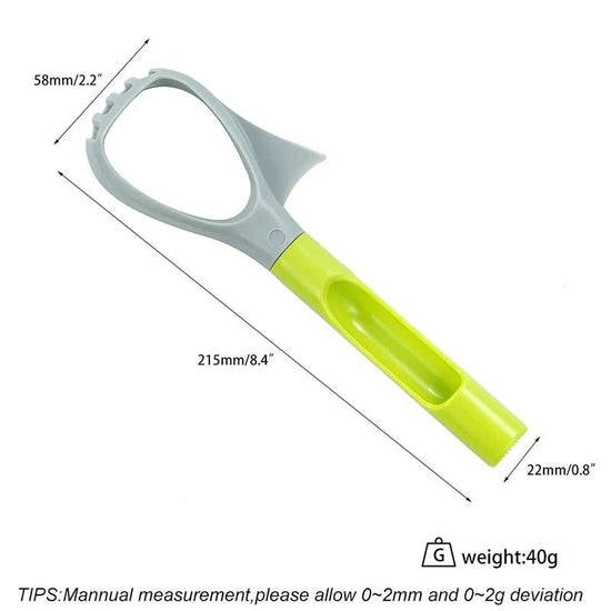 Cortador de palta y descorazonador