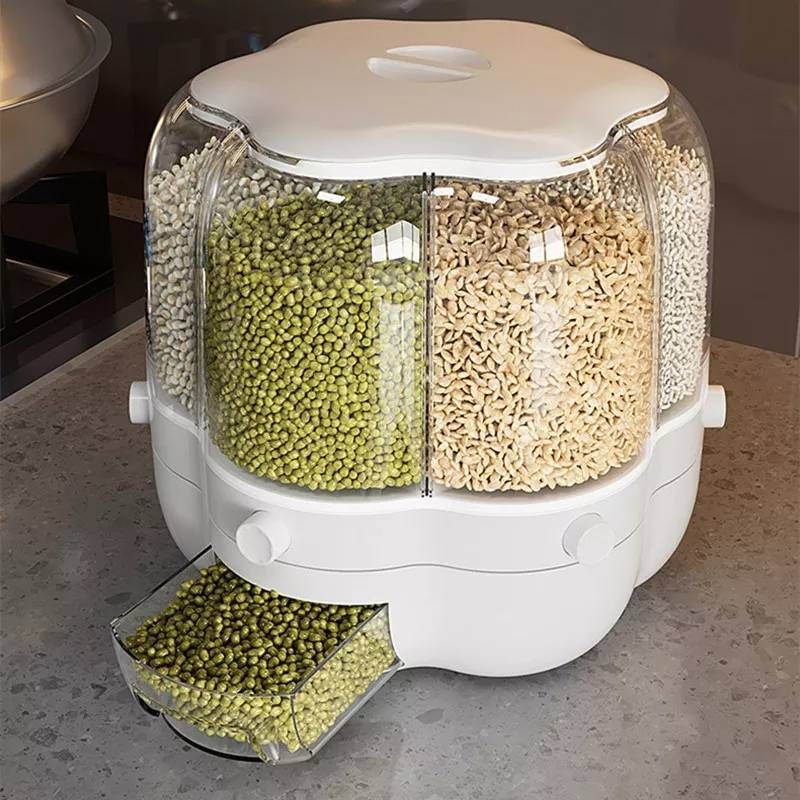 Dispensador de frutos secos rotativo