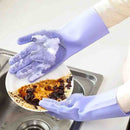 Guantes para lavar platos y otros de silicona