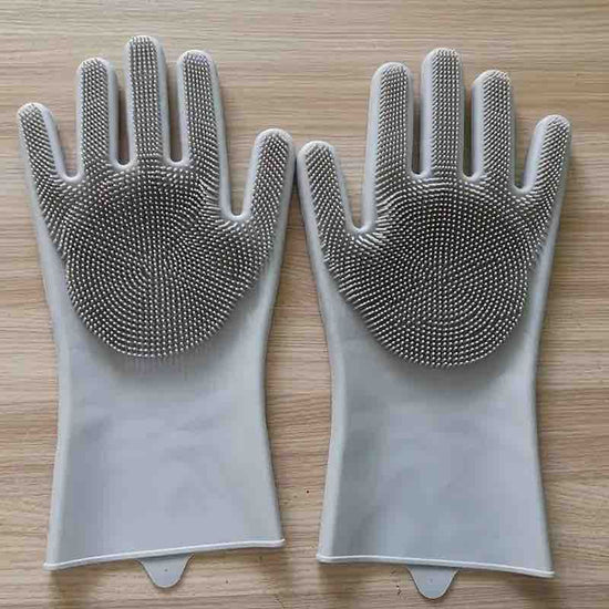 Guantes para lavar platos y otros de silicona