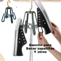 Gancho para secar zapatillas y otros.