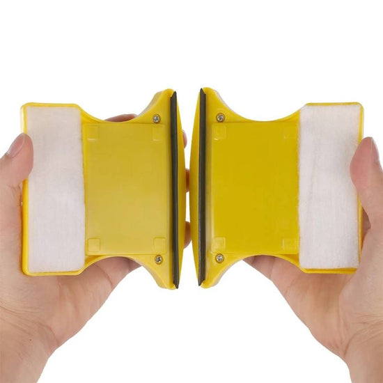 Limpiador de vidrios magnético