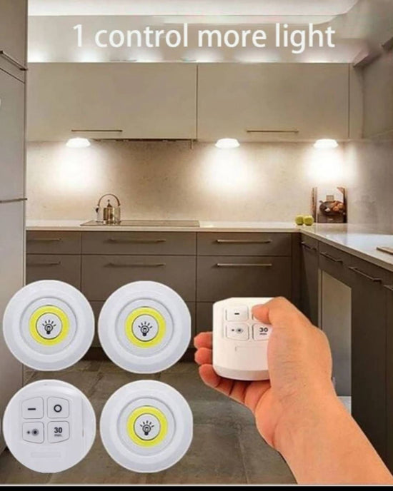 Luz  led con mando a distancia