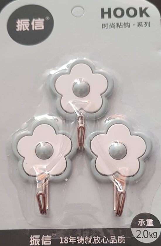 Percheros de pared adhesivos x 3