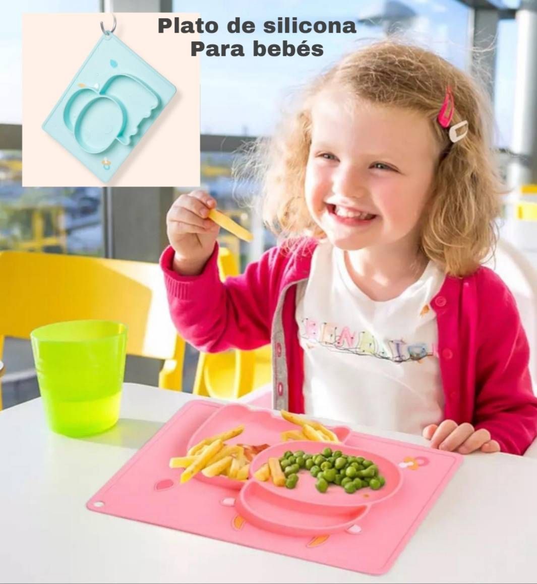 Plato vaca para bebé