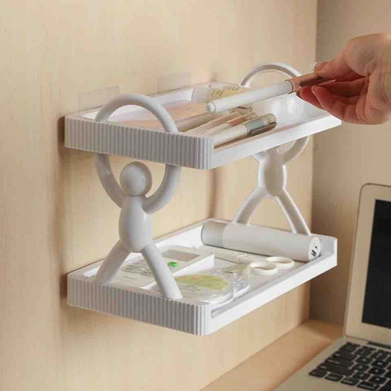 Repisa de dos pisos.