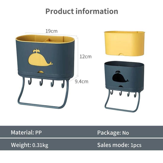 Organizador de ballena.