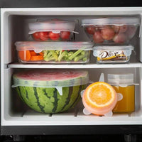 Tapas de silicona para alimentos