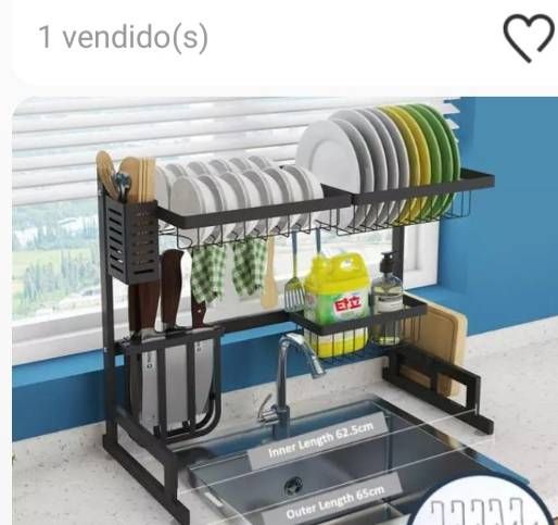 Escurridor de platos de 65 cms