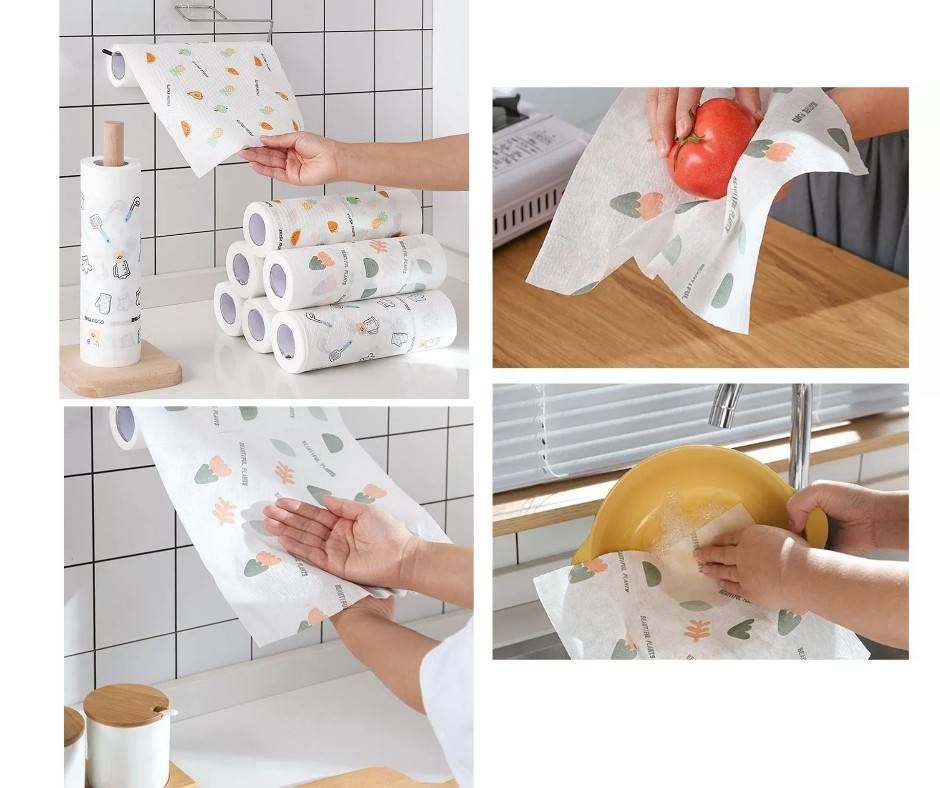 Paño de cocina reutilizable, orgánico absorbente