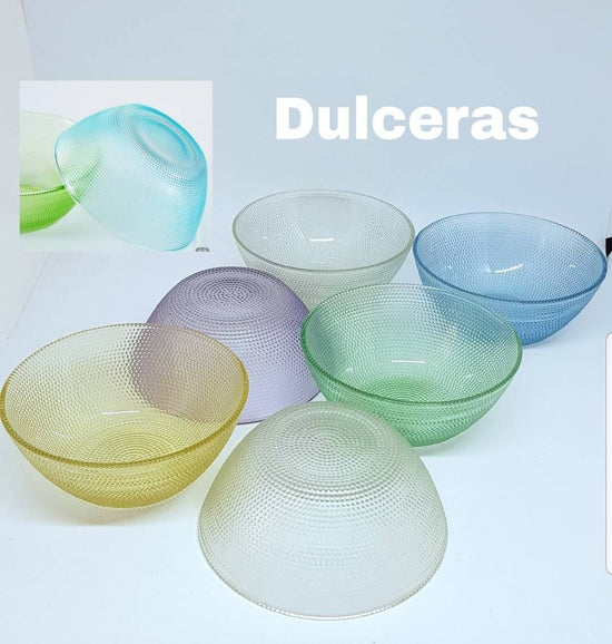 Set de dulceras multicolor x 6