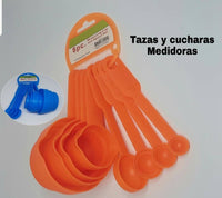 Tazas y cucharas medidoras