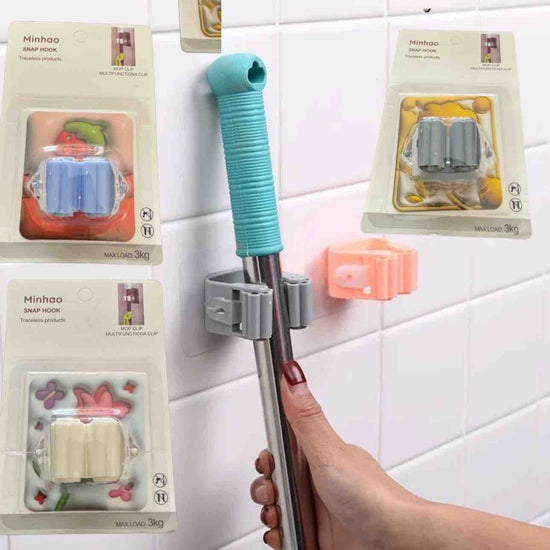 Soporte de escobas y otros multifuncional x 1.