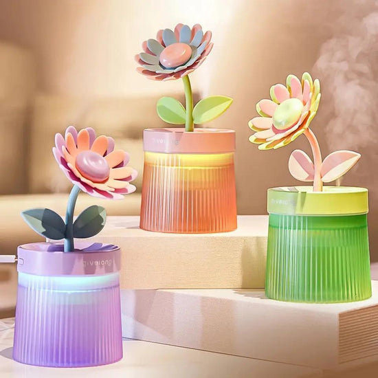 Humidificador de aire de flores