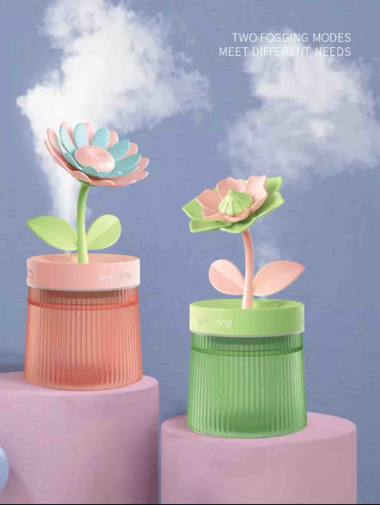 Humidificador de aire de flores