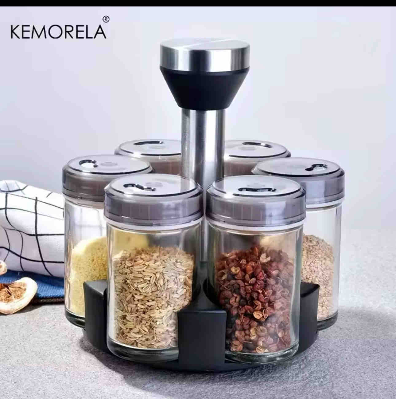 Condimentero giratorio.