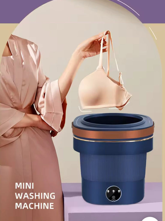 Mini lavadora plegable