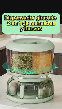 Dispensador de granos y de huevos
