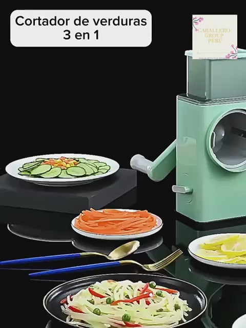 Cortador de verduras  3 en 1 manual