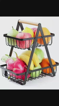 Frutero de dos pisos