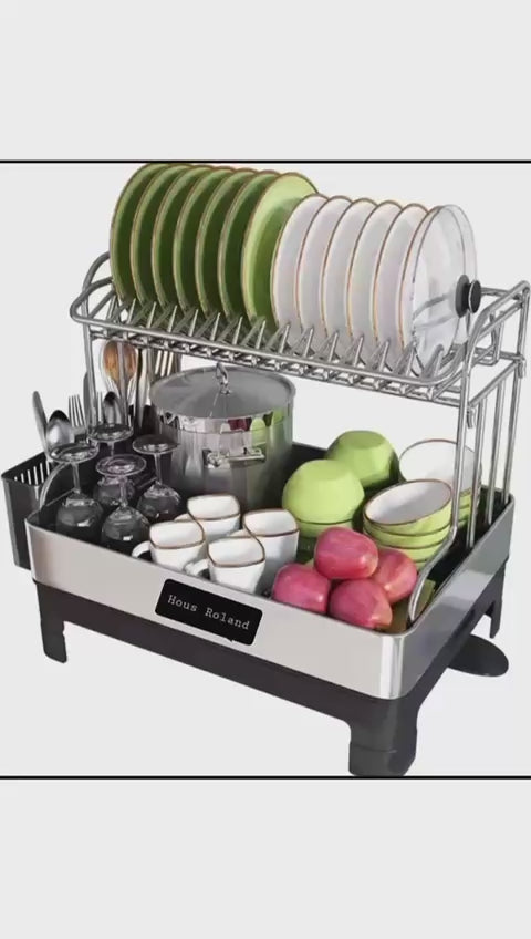 Escurridor de platos PREMIUM dos pisos.