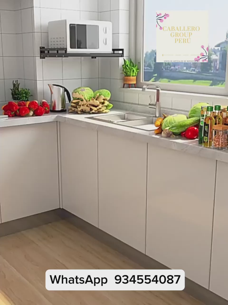 Combo Verduras Organizadas / Estante 5 Pisos / Set de paleta y brocha