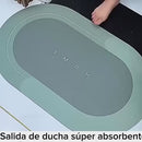 Salida de ducha rectangular absorbente, antideslizante