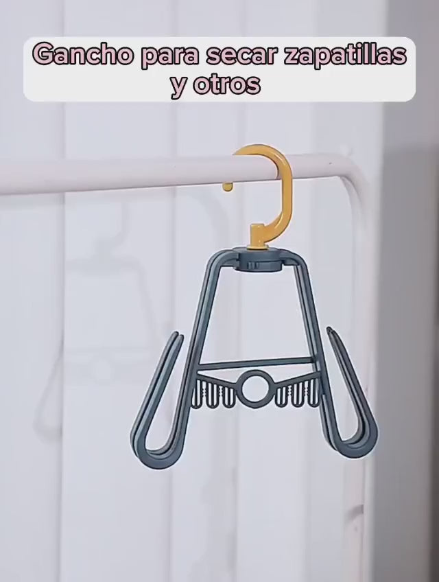 Gancho para secar zapatillas y otros.