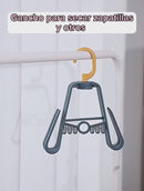 Gancho para secar zapatillas y otros.